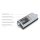 RM Motors Elliptischer Schalldämpfer E002  : Gehäuselänge 250 - 500 mm, optional mit Prägung, Einlassrohrdurchmesser 50 - 76 mm