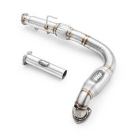 RM Motors Downpipe for Saab 44629 2.0 T XWD YS3F - with Sports Catalyst - 76mm / 3"