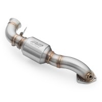 RM Motors Downpipe for Citroën C5 III 1.6 THP 155 RD - without Catalyst - with Silencer - 63,5mm / 2,5"