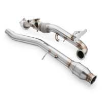 RM Motors Downpipe für Seat Ateca 2.0 TSi 4Drive KH7, KHP - ohne Katalysator/OttoPartikelfilter - mit Schalldämpfer